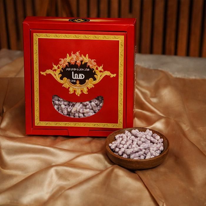 نقل ابریشمی گل محمدی